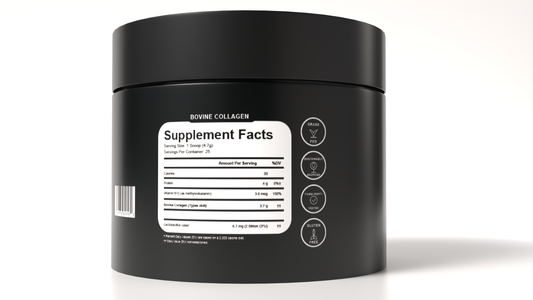 Oktane Bovine Collagen Peptides | Grass-Fed -Unflavored-8oz /25 Servings