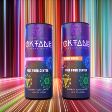 Load image into Gallery viewer, Oktane Energy Drink, Orange Mango Zero Sugar &amp; No Artificial Colors with Light Carbonation 12 Oz 24pk
