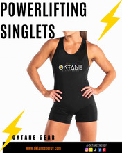 Load image into Gallery viewer, NEW Women’s Oktane Weightlifting and Powerlifting Singlets
