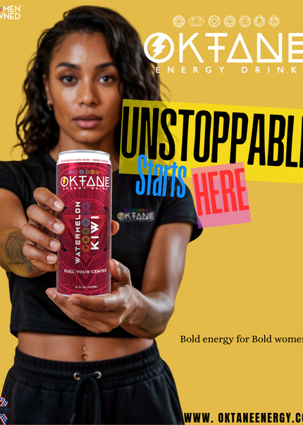 Watermelon Kiwi – Clean Energy Drink, Monk Fruit Sweetened, Zero Calories, Natural Caffeine (100mg), B Vitamins – Vegan & Sugar-Free (6-Pack)