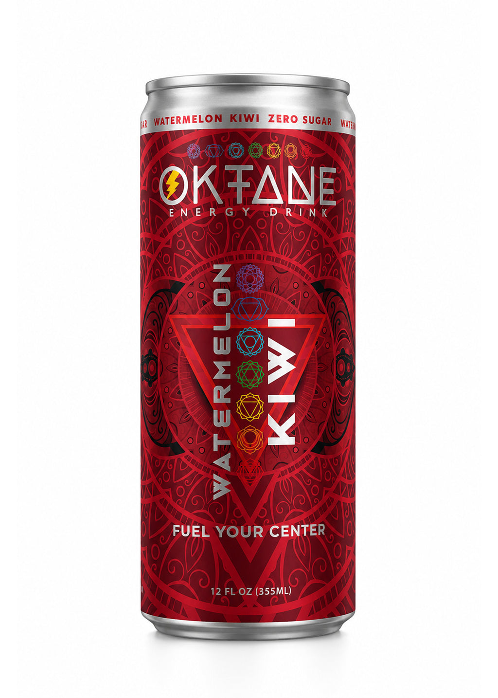 Watermelon Kiwi – Clean Energy Drink, Monk Fruit Sweetened, Zero Calories, Natural Caffeine (100mg), B Vitamins – Vegan & Sugar-Free (12pack