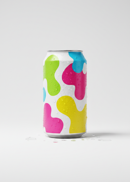 Sunny Citrus Pop-Art Can