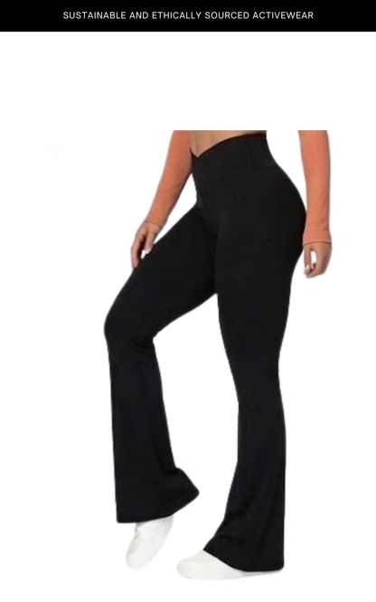 Oktane Gear — Tummy Control Flare Leggings | High Waist