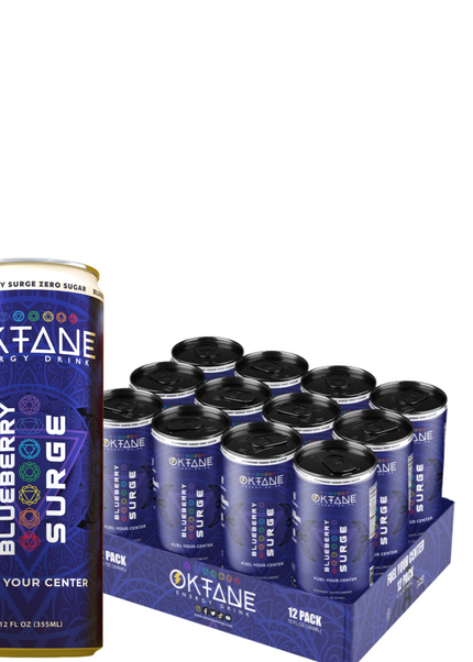 Blueberry -Lemonade, Sugar-Free Natural Energy Drink, Monk Fruit-Sweetened, Zero Calories, Clean Energy with 100mg Caffeine, Vegan, No Artificial Colors (6-Pack)
