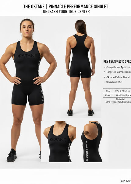 NEW- Women’s Oktane Weightlifting and Powerlifting  Singlets