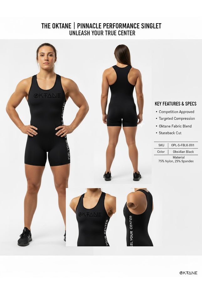 NEW- Women’s Oktane Weightlifting and Powerlifting  Singlets