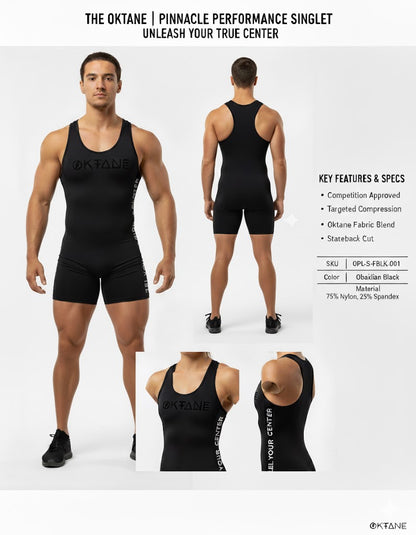 Men's Oktane Weightlifting and Powerlifting  Singlets