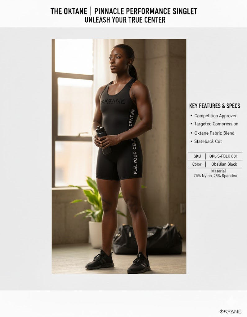 Women’s Oktane Weightlifting and Powerlifting Singlets