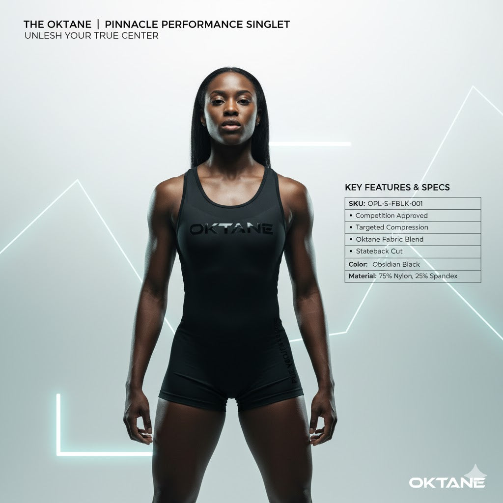 Women’s Oktane Weightlifting and Powerlifting Singlets
