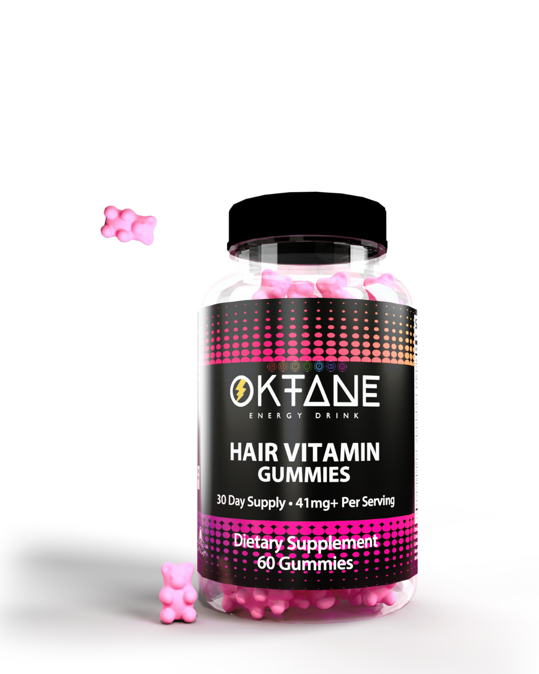 Oktane's Hair Nail Skin Gummy Vitamins