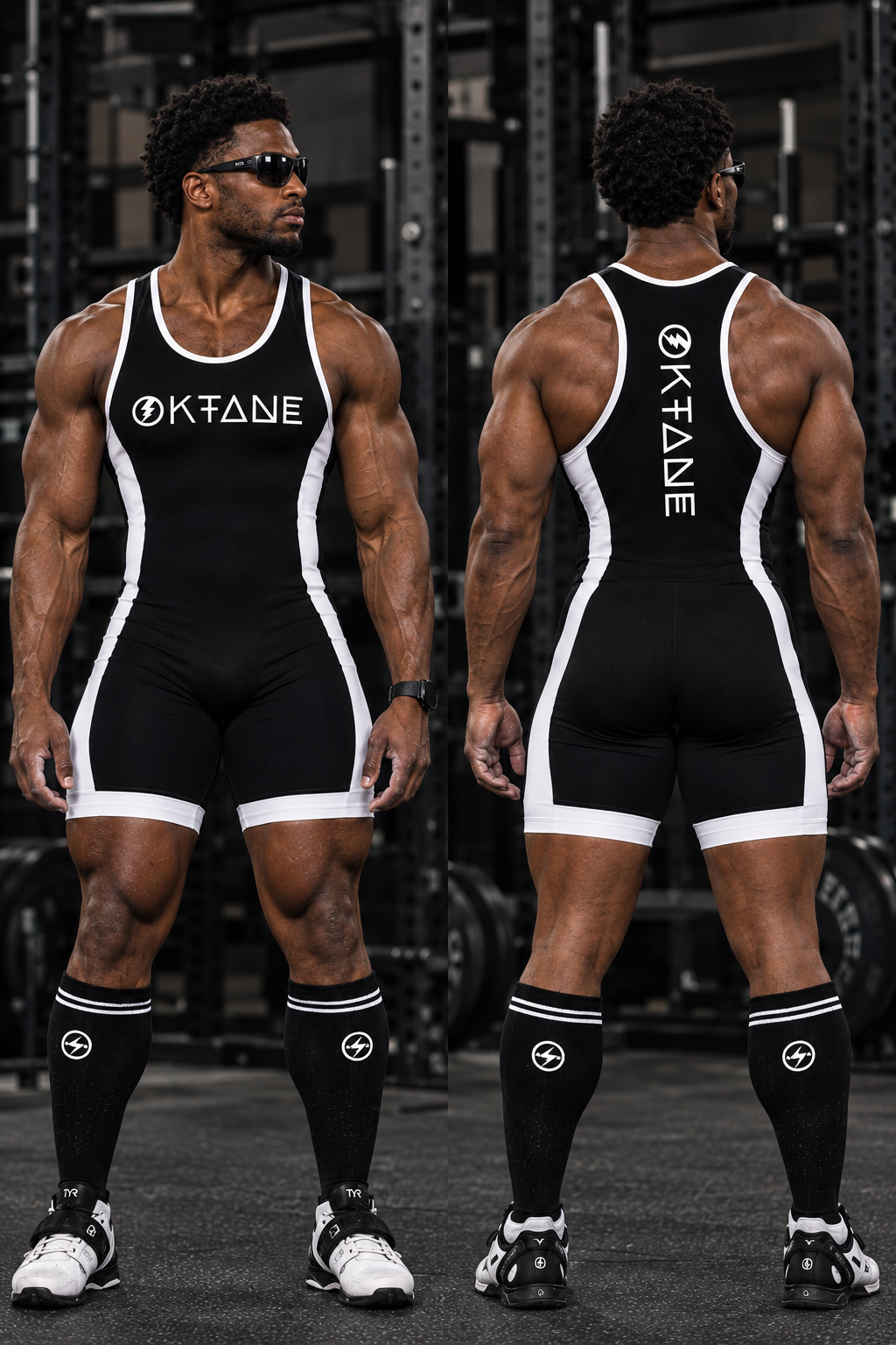 LOCKED IN -Men's Oktane Weightlifting and Powerlifting  Singlets