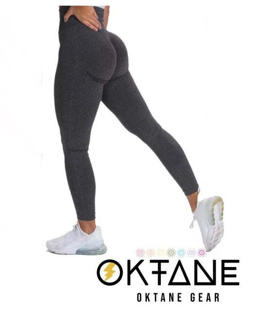 Oktane Gear Women High Waisted Seamless Leggings