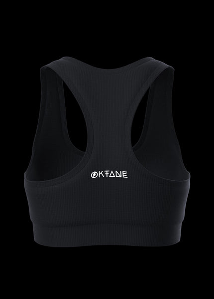 Oktane Gear Sport Bra Seamless Yoga Crop Top Workout Bra