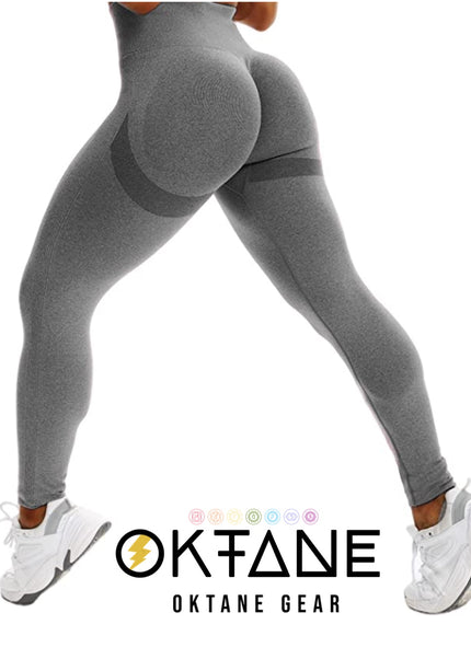 Oktane Gear Women High Waisted Seamless Leggings
