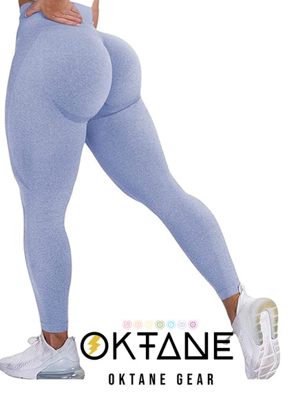 Oktane Gear Women High Waisted Seamless Leggings