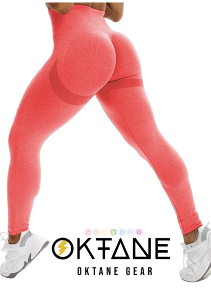 Oktane Gear Women High Waisted Seamless Leggings