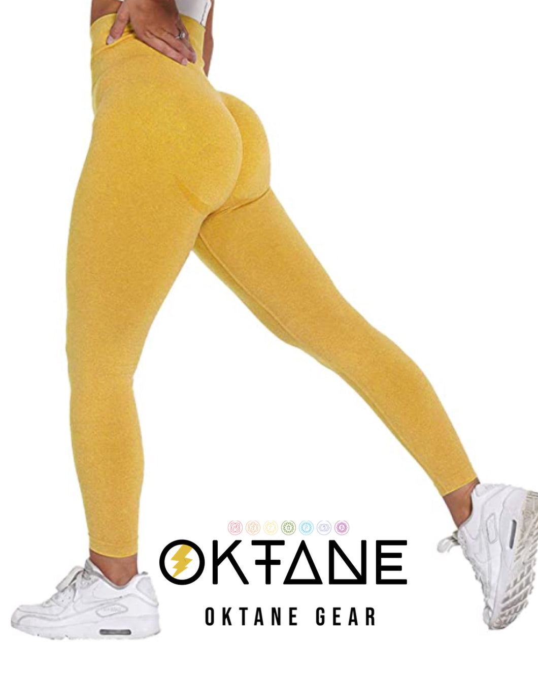 Oktane Gear Women High Waisted Seamless Leggings